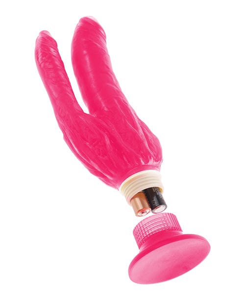 Pipedream Products Wall Bangers Double Penetrator Waterproof - Pink Dildos