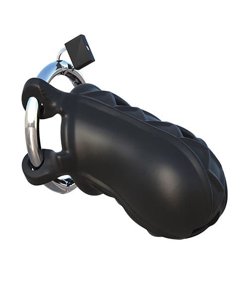 Pipedream Products Fantasy C-ringz Extreme Silicone Cock Blocker - Black Kink &amp; BDSM