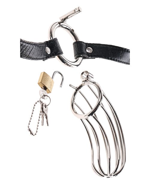 Pipedream Products Fetish Fantasy Extreme The Prisoner Metal Cock Cage Kink &amp; BDSM