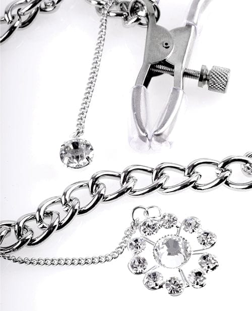 Pipedream Products Fetish Fantasy Series Crystal Nipple Clamps Kink & BDSM
