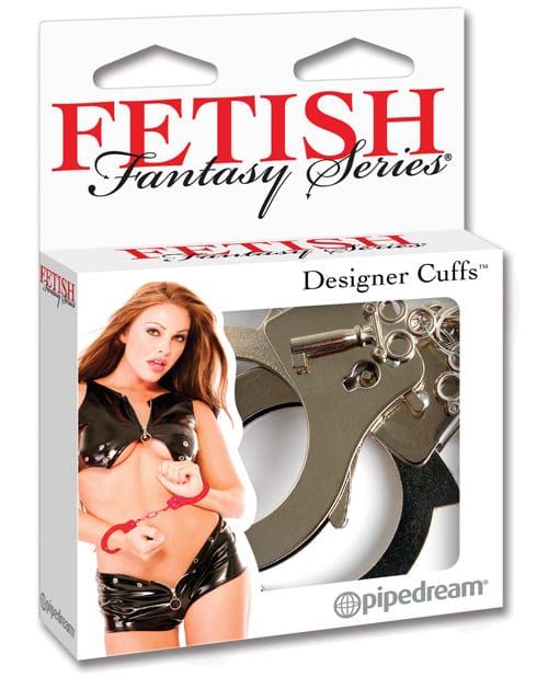 Pipedream Products Fetish Fantasy Series Metal Handcuffs - Silver Kink &amp; BDSM