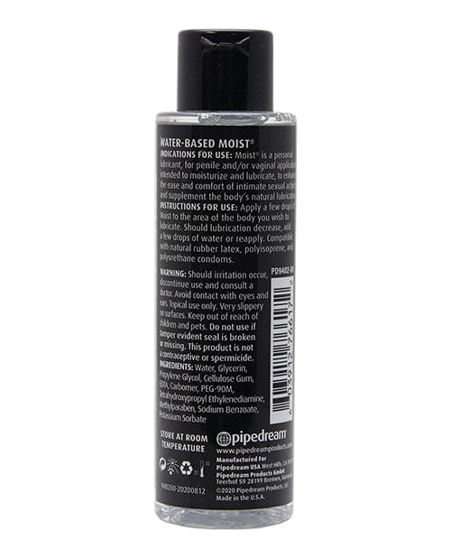 Moist Backdoor Formula Water-based Personal Lubricant - 4.4oz