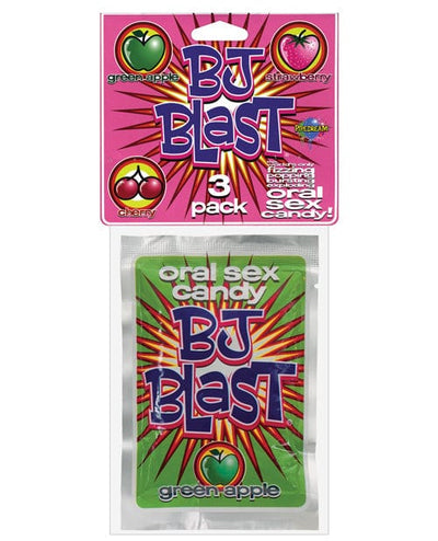 Pipedream Products BJ Blast Oral Sex Candy - Asst. Flavors Pack Of 3 More