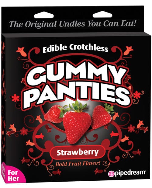 Pipedream Products Edible Crotchless Gummy Panty Strawberry More