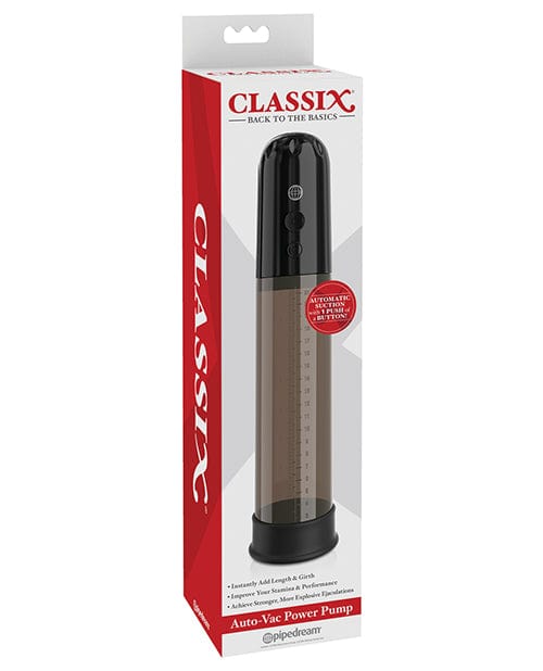 Pipedream Products Classix Auto Vac Power Pump Black Penis Toys