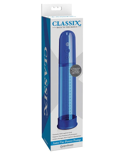 Pipedream Products Classix Auto Vac Power Pump - Blue Penis Toys