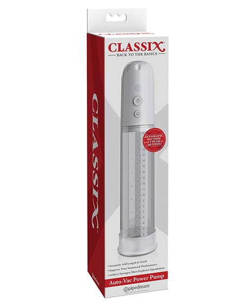 Pipedream Products Classix Auto Vac Power Pump White Penis Toys