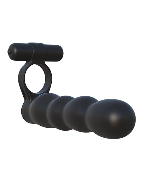 Pipedream Products Fantasy C-Ringz Posable Partner Double Penetrator - Black Penis Toys
