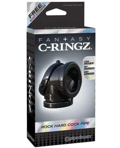 Pipedream Products Fantasy C-Ringz Rock Hard Cock Pipe - Black Penis Toys