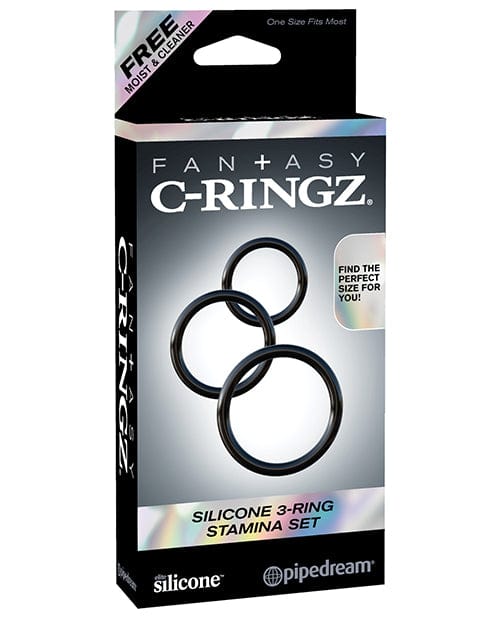 Pipedream Products Fantasy C-ringz Silicone 3-ring Stamina Set Penis Toys