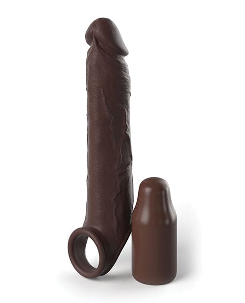 Pipedream Products Fantasy X-tensions Elite 7" Extension W-strap - Brown Penis Toys