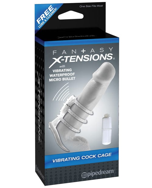 Pipedream Products Fantasy X-tensions Vibrating Cock Cage Penis Toys