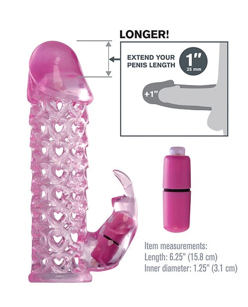 Pipedream Products Fantasy X-tensions Vibrating Couples Cage - Pink Penis Toys