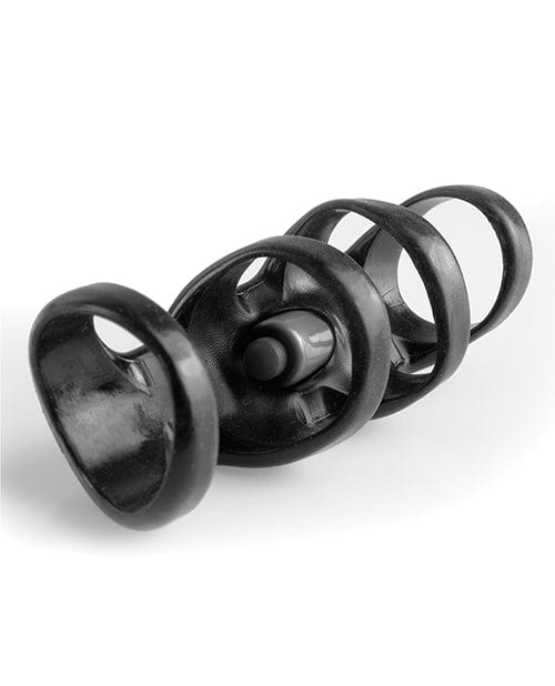 Pipedream Products Fantasy X-tensions Vibrating Power Cage - Black Penis Toys