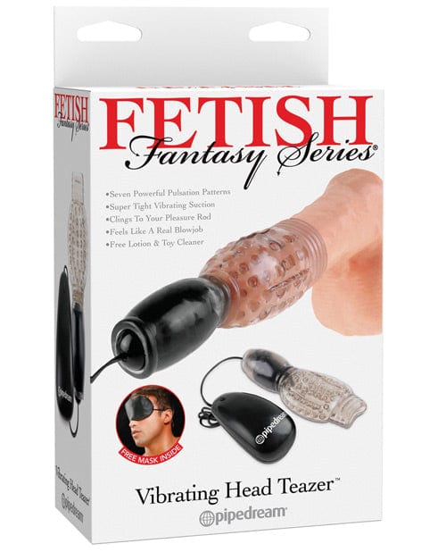 Pipedream Products Fetish Fantasy Series Vibrating Head Teazer - Black Penis Toys