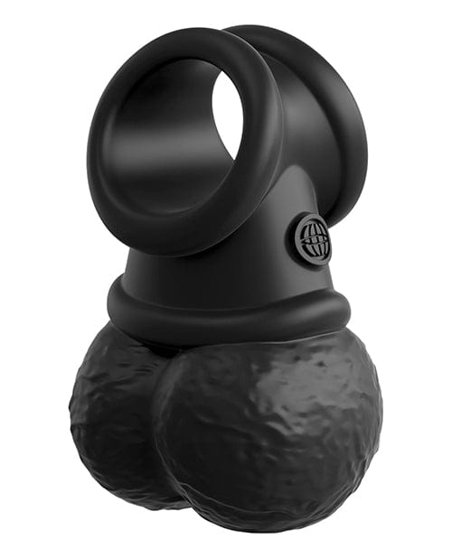 Pipedream Products King Cock Elite The Crown Jewels Vibrating Swinging Balls - Black Penis Toys
