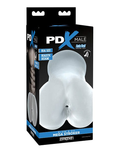 Pipedream Products PDX Male Blow & Go Mega Stroker Frosted Penis Toys