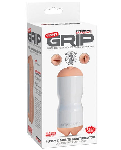 Pipedream Products Pipedream Extreme Toyz Tight Grip Dual Density Squeezable Strokers Pussy & Mouth Penis Toys
