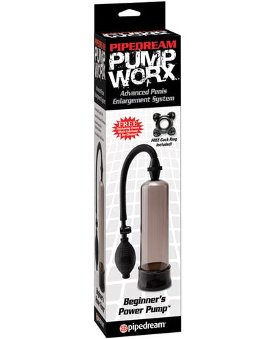 Pipedream Products Pump Worx Beginner's Power Pump Black Penis Toys
