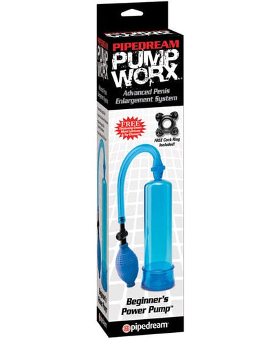 Pipedream Products Pump Worx Beginner's Power Pump Blue Penis Toys