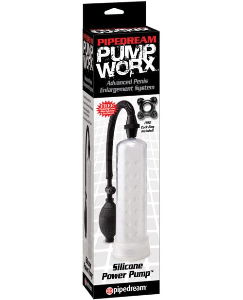 Pipedream Products Pump Worx Silicone Power Pump Clear Penis Toys