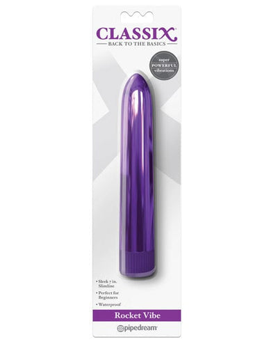 Pipedream Products Classix 7" Metallic Vibe Purple Vibrators