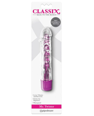 Pipedream Products Classix Mr. Twister Vibe with Sleeve Pink Vibrators
