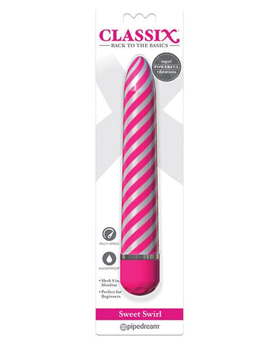 Pipedream Products Classix Sweet Swirl Vibrator Pink Vibrators