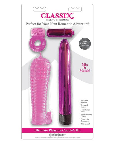 Pipedream Products Classix Ultimate Pleasure Couples Kit Pink Vibrators