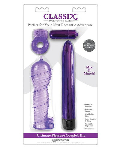 Pipedream Products Classix Ultimate Pleasure Couples Kit Purple Vibrators