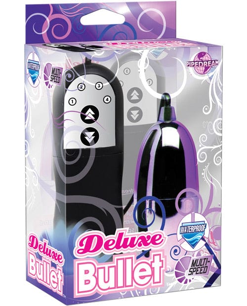 Pipedream Products Deluxe Bullet Waterproof Vibe - Multi-speed Purple Vibrators