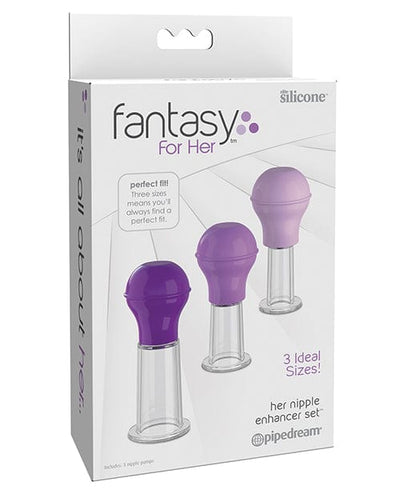 Pipedream Products Fantasy For Her Nipple Enhancer Set - Purple Vibrators