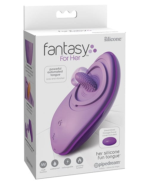 Pipedream Products Fantasy For Her Silicone Fun Tongue - Purple Vibrators