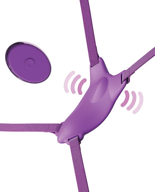 Pipedream Products Fantasy For Her Ultimate Butterfly Strap On - Purple Vibrators
