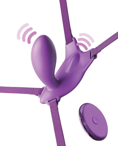 Pipedream Products Fantasy For Her Ultimate G-spot Butterfly Strap On - Purple Vibrators