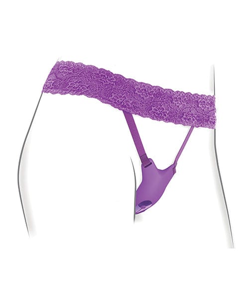 Pipedream Products Fantasy For Her Ultimate G-spot Butterfly Strap On - Purple Vibrators