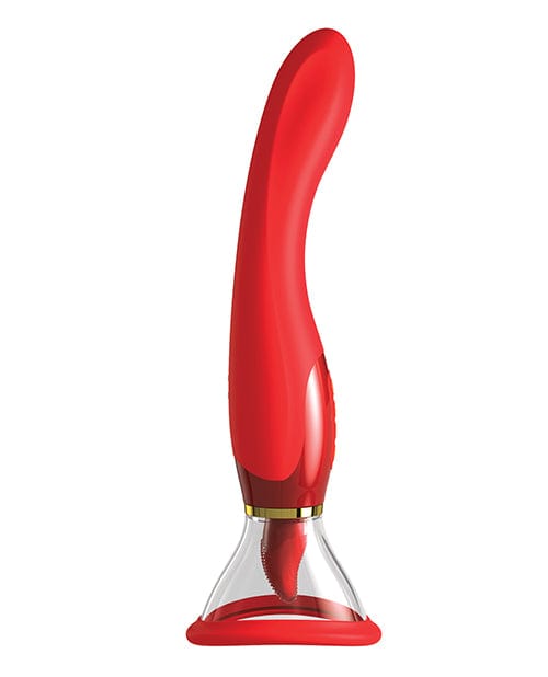 Pipedream Products Fantasy For Her Ultimate Pleasure 24k Gold Seasonal Luxury Edition with Travel Bag Luxury Box - Red Vibrators