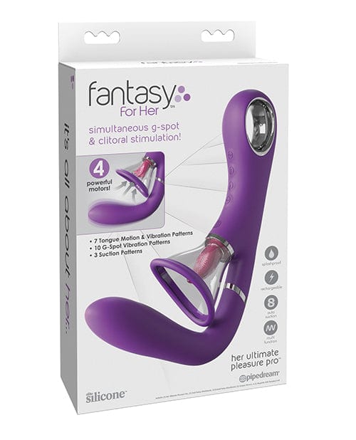 Pipedream Products Fantasy For Her Ultimate Pleasure Pro - Purple Vibrators