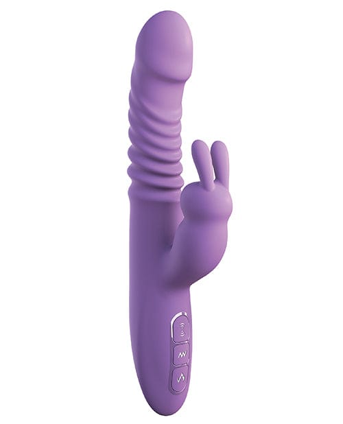 Pipedream Products Fantasy For Her Ultimate Thrusting Silicone Rabbit - Purple Vibrators