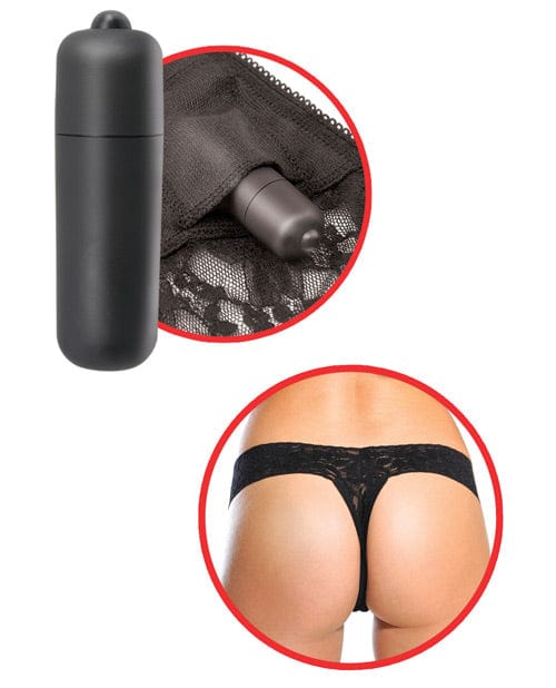 Pipedream Products Fetish Fantasy Series Hanky Spank Me Vibrating Panties - Black Vibrators