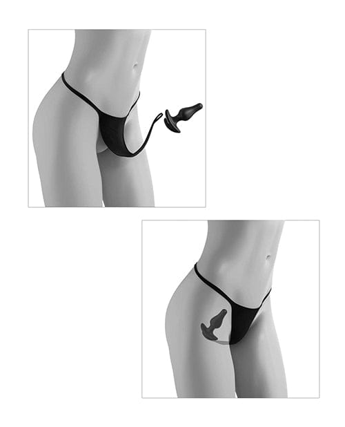 Pipedream Products Hookup Panties Crotchless Love Garter Vibrators