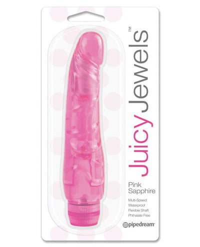 Pipedream Products Juicy Jewels Pink Sapphire Vibrator - Dark Pink Vibrators