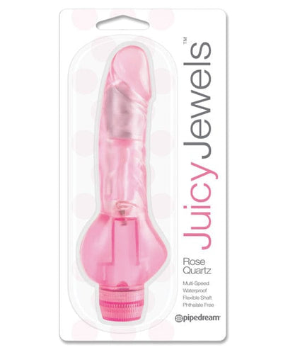 Pipedream Products Juicy Jewels Rose Quartz Vibrator - Pink Vibrators