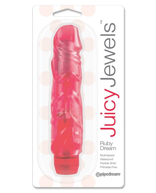 Pipedream Products Juicy Jewels Ruby Dream Vibrator - Red Vibrators