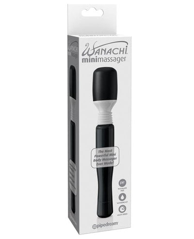 Pipedream Products Mini Wanachi Massager Waterproof Black Vibrators