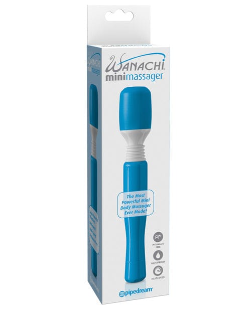 Pipedream Products Mini Wanachi Massager Waterproof Blue Vibrators