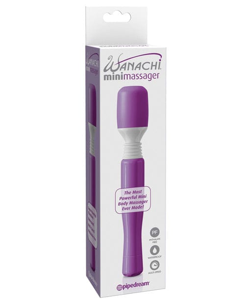 Pipedream Products Mini Wanachi Massager Waterproof Purple Vibrators