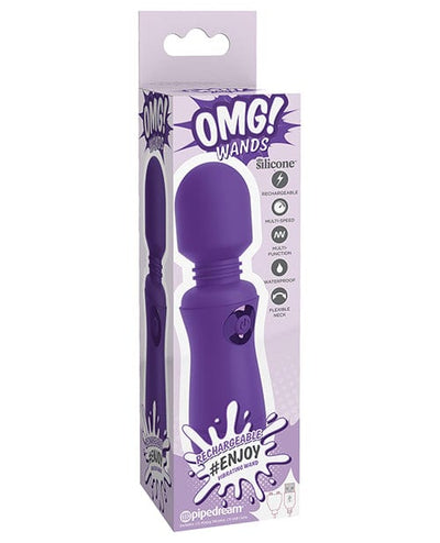 Pipedream Products OMG! Wands #Enjoy Purple Vibrators