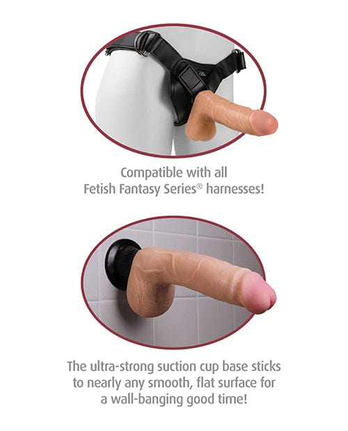 Pipedream Products Real Feel Deluxe No. 6 8.5" Vibe Waterproof - Flesh Vibrators