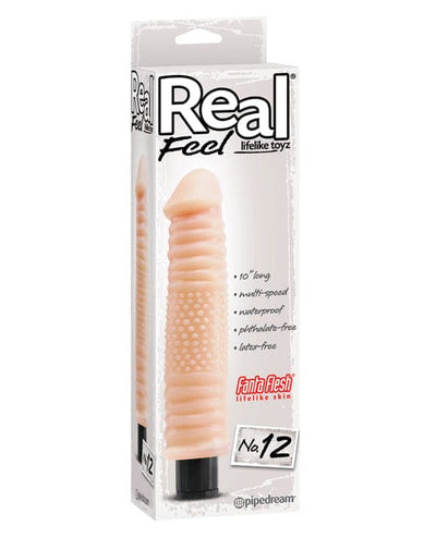 Pipedream Products Real Feel No. 12 Long 10" Vibe Waterproof - Multi-Speed Flesh Vibrators